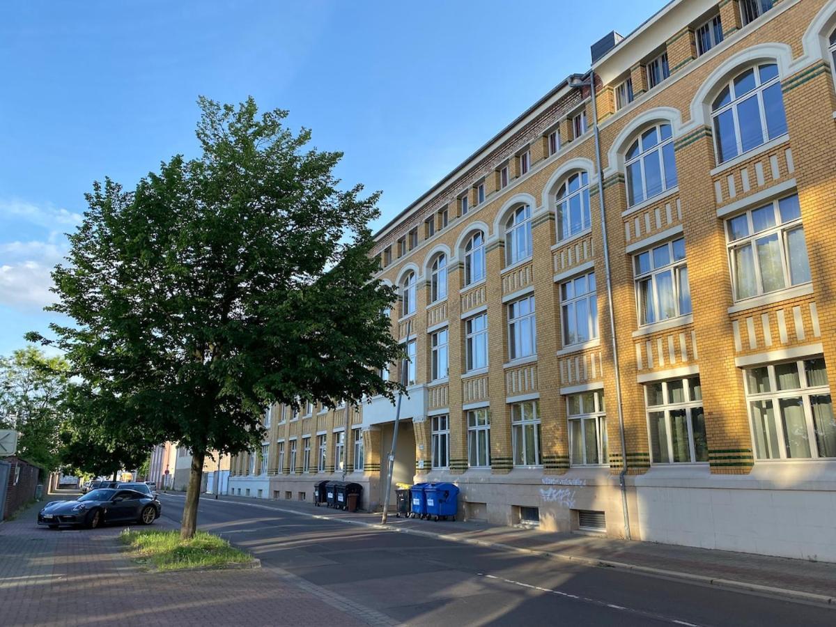 Stilvolles Loft Mit Kostenlosem Fahrrad Magdeburg Eksteriør billede