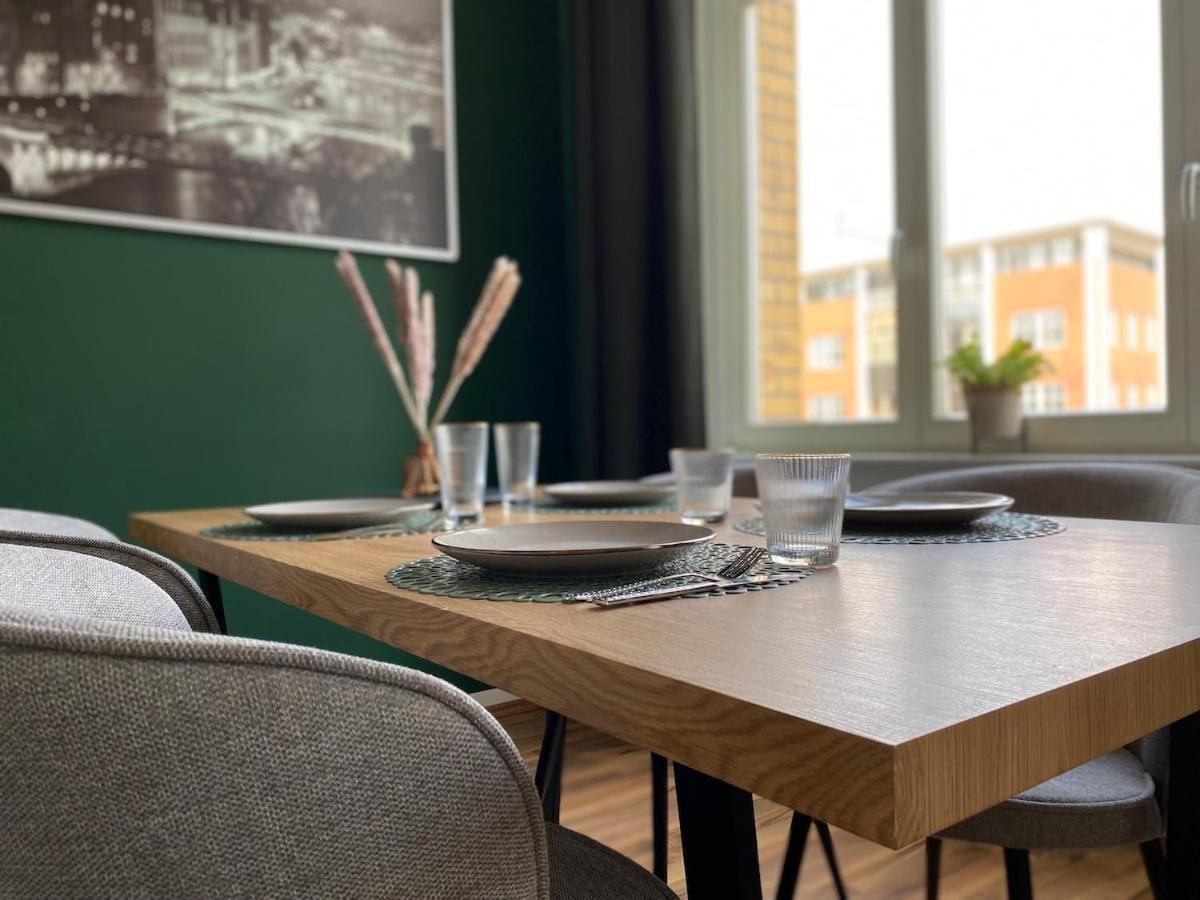 Stilvolles Loft Mit Kostenlosem Fahrrad Magdeburg Eksteriør billede